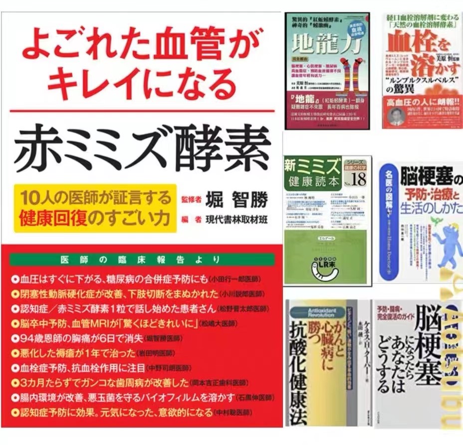 Some Japanese Books on Lumbrokinase